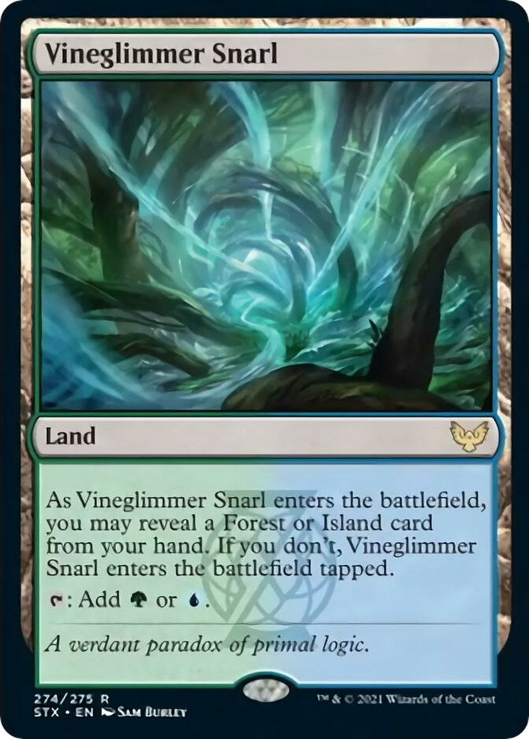 Image for Vineglimmer Snarl (274) - Magic: The Gathering
