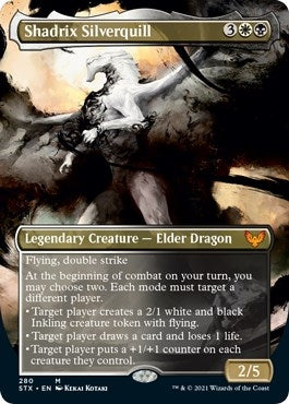 Image for Shadrix Silverquill (Borderless) (280) - Magic: The Gathering
