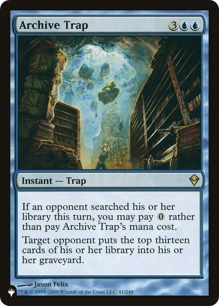 Image for Archive Trap (41/249) (LIST) - Magic: The Gathering
