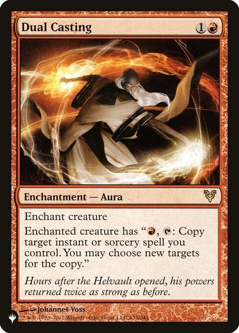 Image for Dual Casting (133/244) (LIST) - Magic: The Gathering