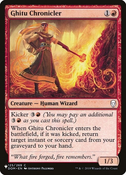 Image for Ghitu Chronicler (125/269) - Magic: The Gathering