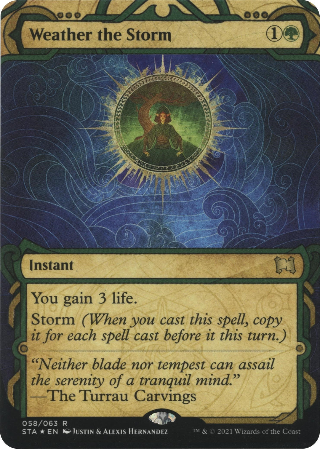 Image for Weather the Storm (Foil Etched) (58) (STA) - Magic: The Gathering