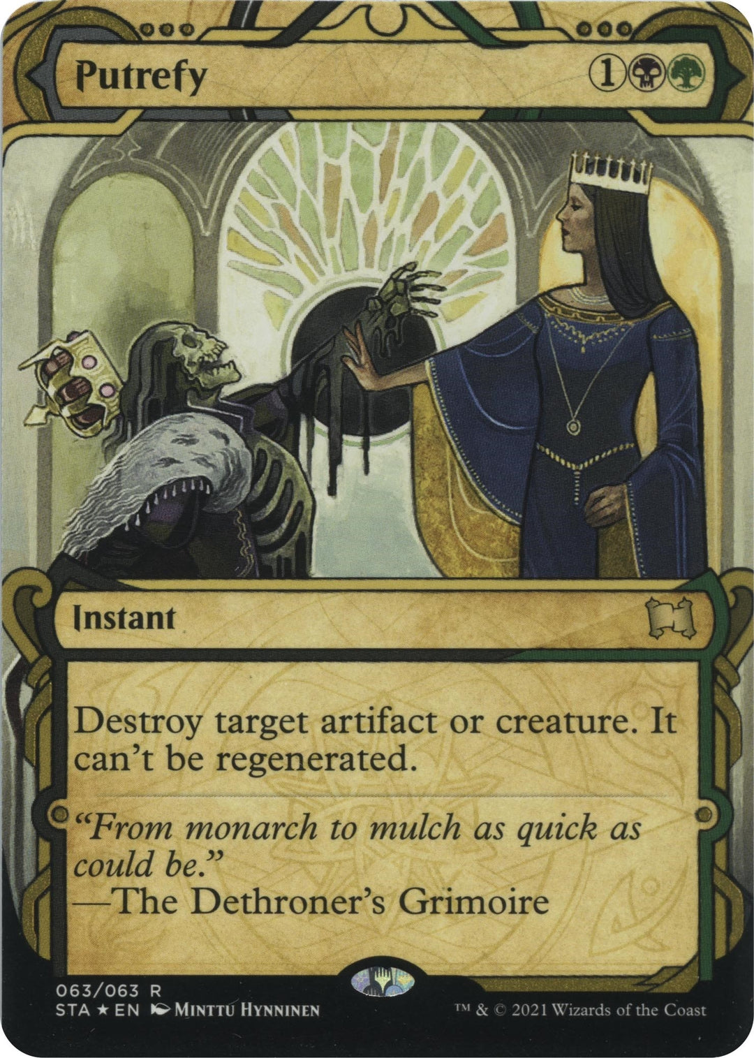 Image for Putrefy (Foil Etched) (63) (STA) - Magic: The Gathering