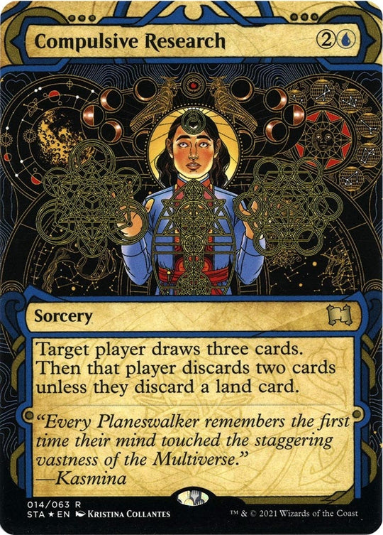 Image for Compulsive Research (Foil Etched) (14) (STA) - Magic: The Gathering