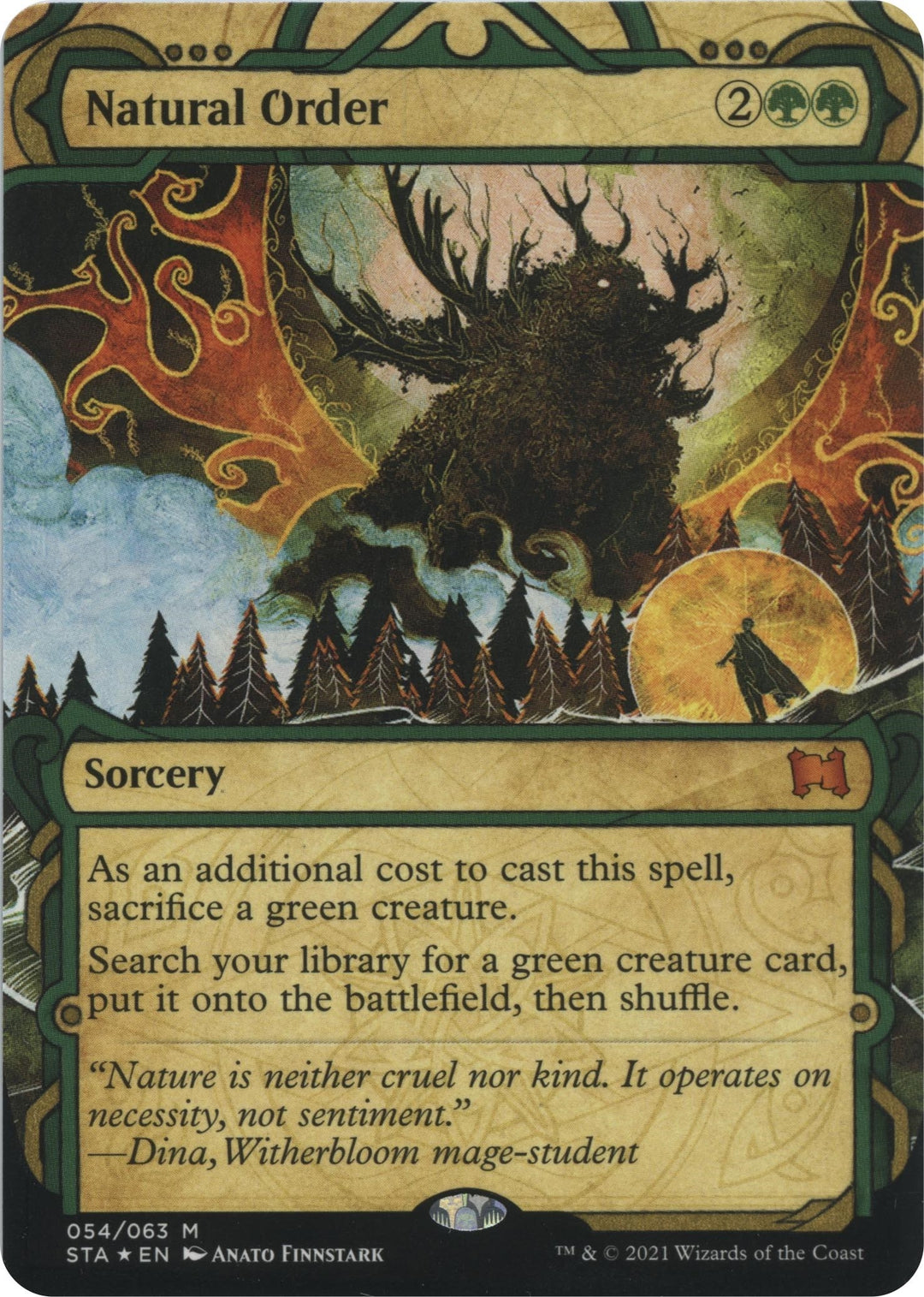 Image for Natural Order (Foil Etched) (54) (STA) - Magic: The Gathering