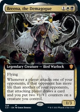 Image for Breena, the Demagogue (Extended Art) (328) (C21) - Magic: The Gathering