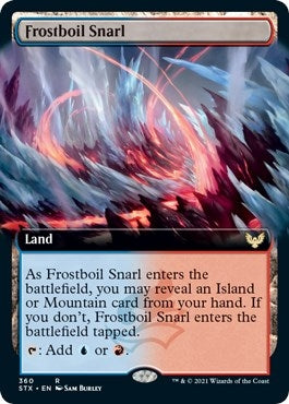 Image for Frostboil Snarl (Extended Art) (360) - Magic: The Gathering