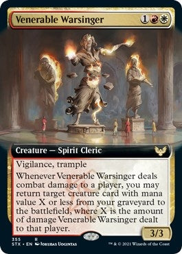 Image for Venerable Warsinger (Extended Art) (355) - Magic: The Gathering