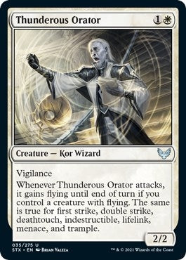 Image for Thunderous Orator (35) - Magic: The Gathering