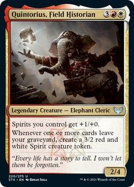 Image for Quintorius, Field Historian (220) - Magic: The Gathering