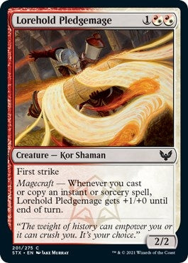 Image for Lorehold Pledgemage (201) (STX) - Magic: The Gathering