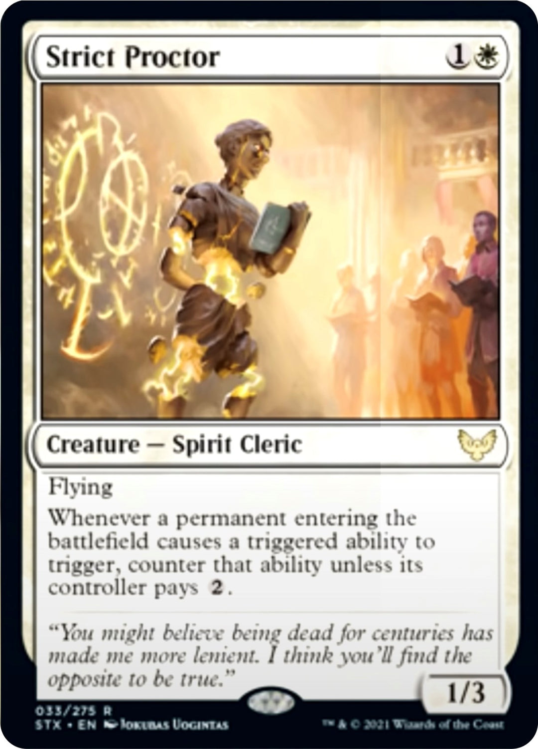 Image for Strict Proctor (33) (STX) - Magic: The Gathering