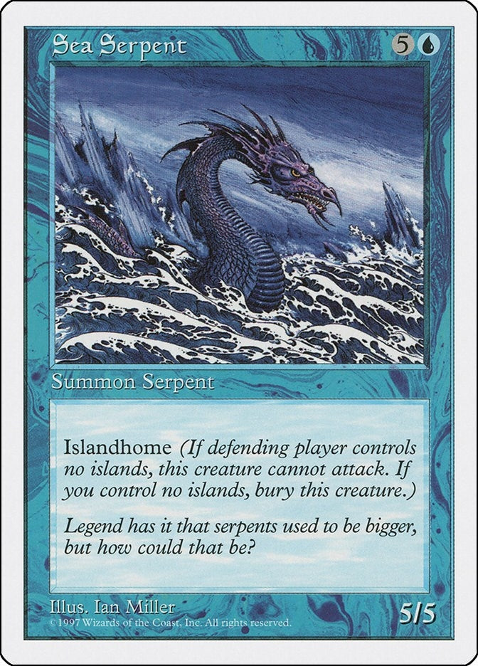 Image for Sea Serpent - Magic: The Gathering