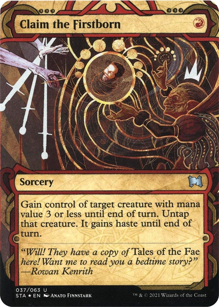 Image for Claim the Firstborn (Foil Etched) (37) (STA) - Magic: The Gathering