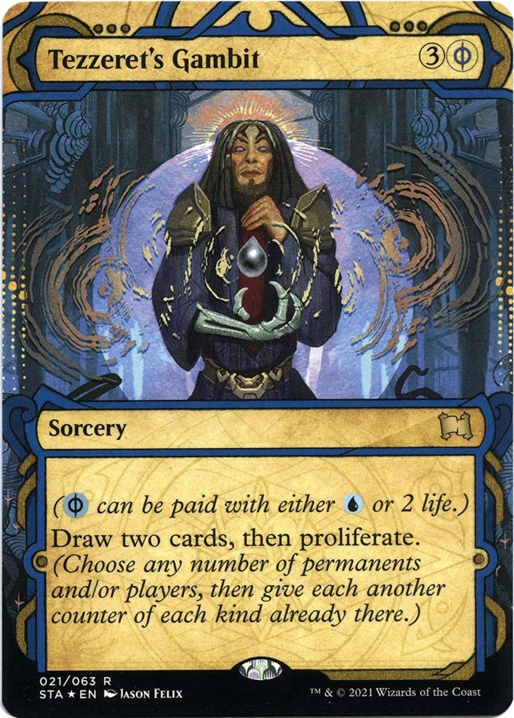 Image for Tezzeret's Gambit (Foil Etched) (21) (STA) - Magic: The Gathering