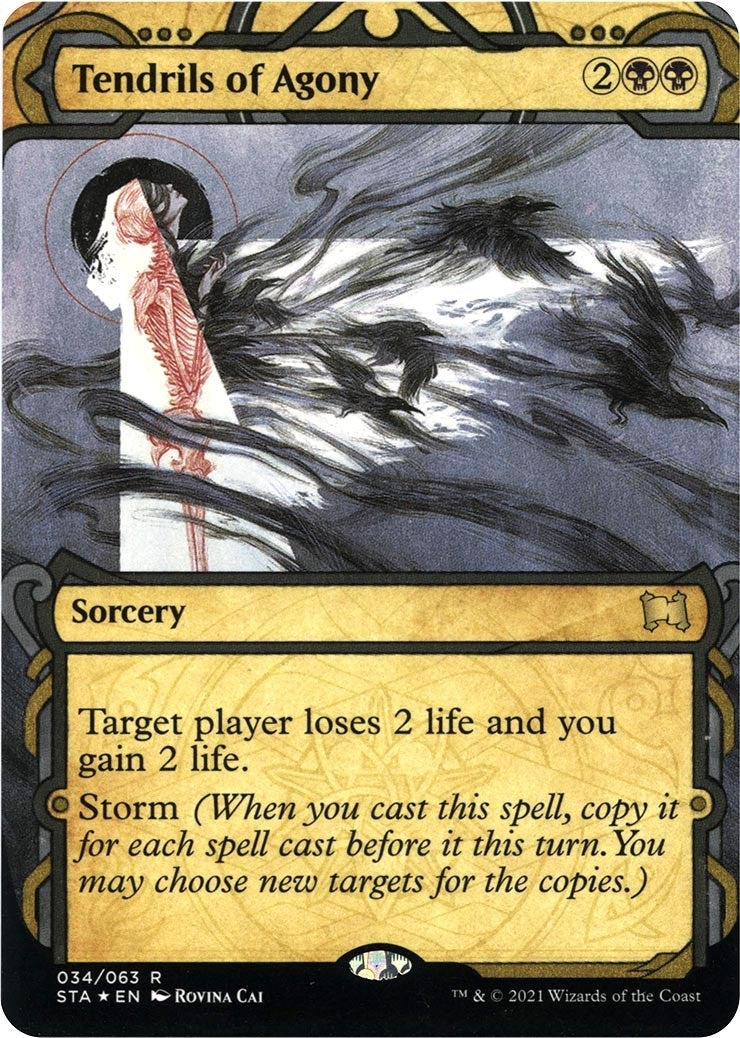 Image for Tendrils of Agony (Foil Etched) (34) - Magic: The Gathering