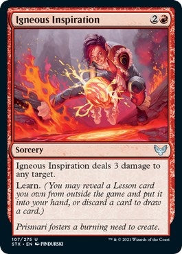 Image for Igneous Inspiration (107) (STX) - Magic: The Gathering