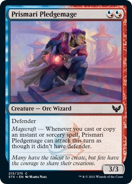 Image for Prismari Pledgemage (215) (STX) - Magic: The Gathering