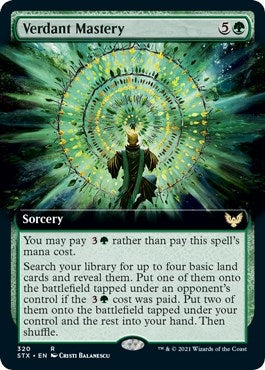 Image for Verdant Mastery (Extended Art) (320) - Magic: The Gathering