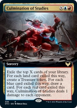 Image for Culmination of Studies (Extended Art) (338) - Magic: The Gathering