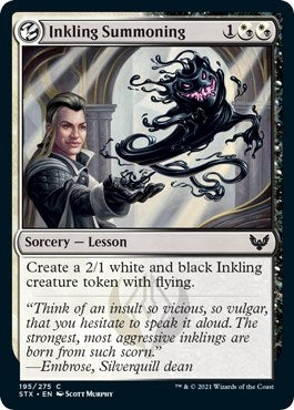 Image for Inkling Summoning (195) (STX) - Magic: The Gathering