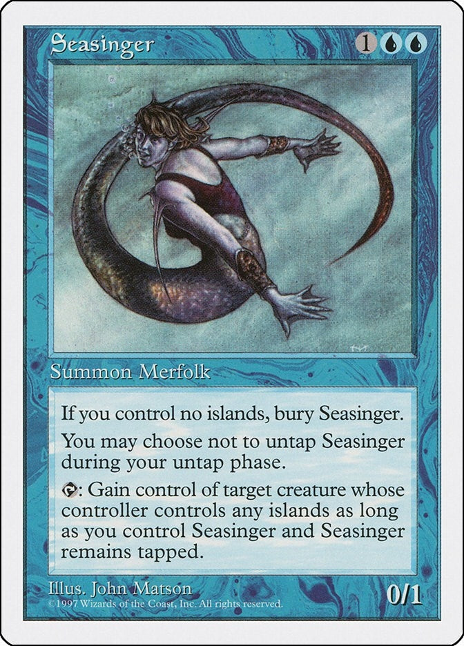 Image for Seasinger - Magic: The Gathering