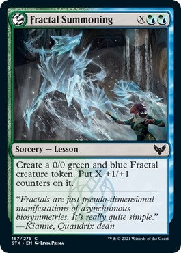 Image for Fractal Summoning (187) (STX) - Magic: The Gathering