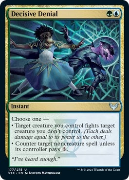 Image for Decisive Denial (177) (STX) - Magic: The Gathering