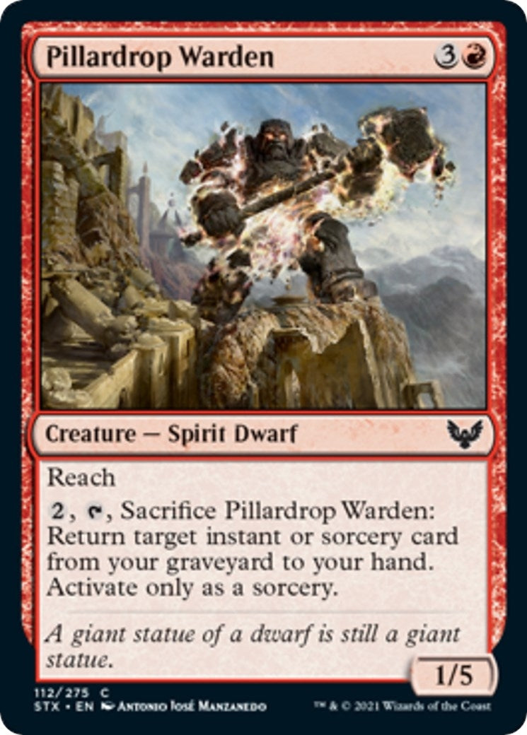Image for Pillardrop Warden (112) (STX) - Magic: The Gathering