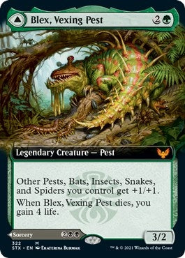 Image for Blex, Vexing Pest (Extended Art) (322) - Magic: The Gathering