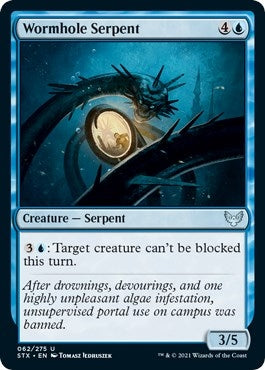 Image for Wormhole Serpent (62) - Magic: The Gathering