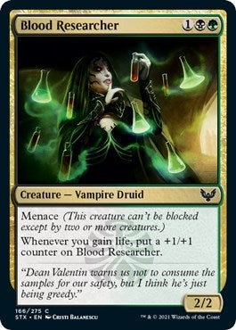 Image for Blood Researcher (166) (STX) - Magic: The Gathering