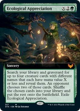 Image for Ecological Appreciation (Extended Art) (317) - Magic: The Gathering