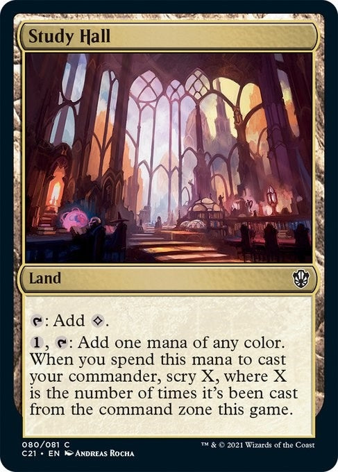 Image for Study Hall (80) (C21) - Magic: The Gathering