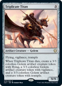 Image for Triplicate Titan (79) (C21) - Magic: The Gathering