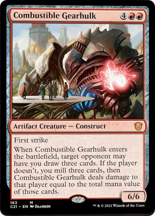 Image for Combustible Gearhulk (163) (C21) - Magic: The Gathering