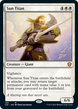 Image for Sun Titan (106) (C21) - Magic: The Gathering