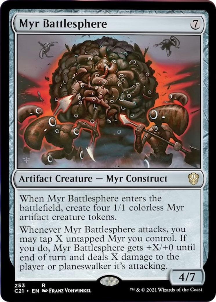 Image for Myr Battlesphere (253) (C21) - Magic: The Gathering