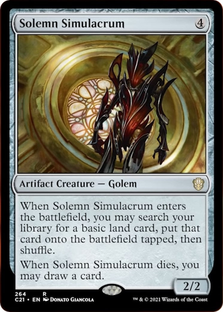 Image for Solemn Simulacrum (264) (C21) - Magic: The Gathering