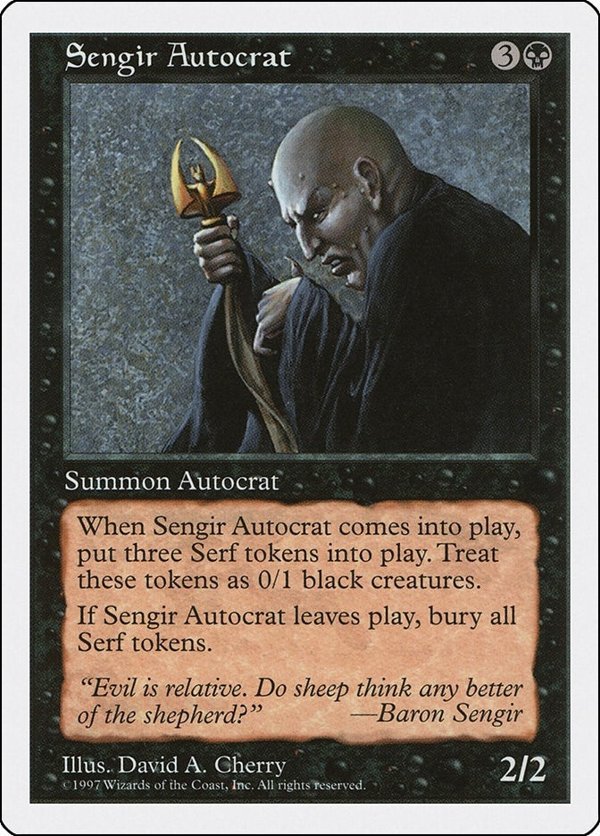 Image for Sengir Autocrat - Magic: The Gathering
