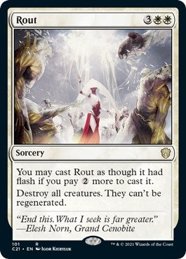 Image for Rout (101) (C21) - Magic: The Gathering
