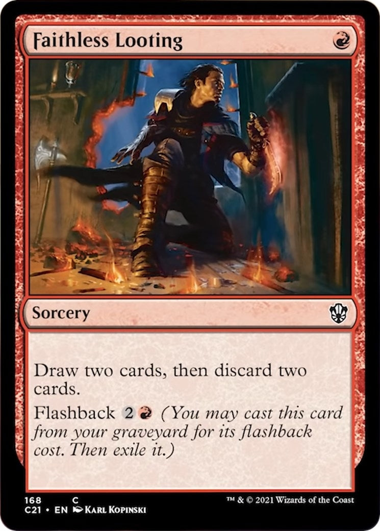 Image for Faithless Looting (168) (C21) - Magic: The Gathering
