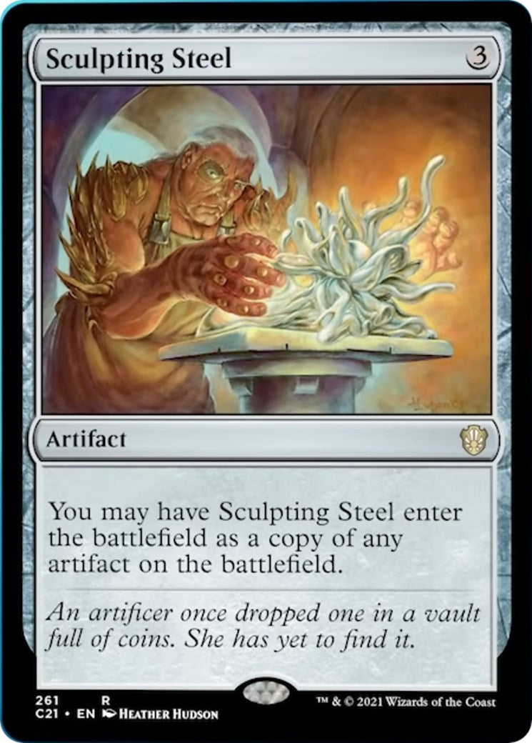 Image for Sculpting Steel (261) (C21) - Magic: The Gathering