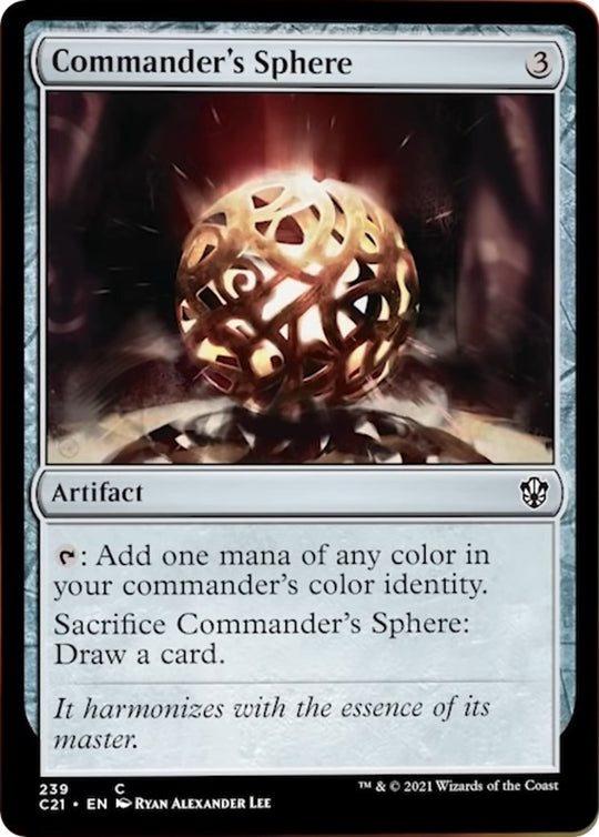 Image for Commander's Sphere (239) (C21) - Magic: The Gathering