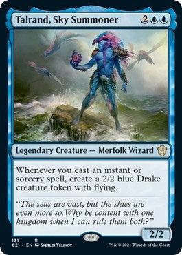 Image for Talrand, Sky Summoner (131) (C21) - Magic: The Gathering