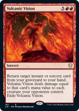 Image for Volcanic Vision (182) (C21) - Magic: The Gathering