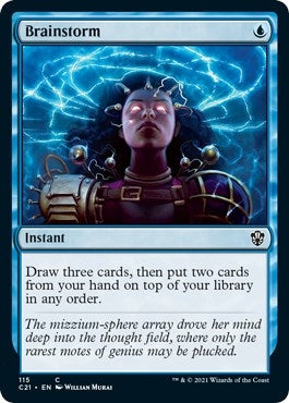 Image for Brainstorm (115) (C21) - Magic: The Gathering
