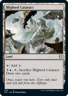 Image for Blighted Cataract (279) (C21) - Magic: The Gathering