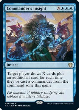 Image for Commander's Insight (23) (C21) - Magic: The Gathering