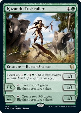 Image for Kazandu Tuskcaller (196) (C21) - Magic: The Gathering